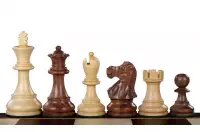 Figury szachowe Reykjavik Akacja/Bukszpan 3,5 cala
