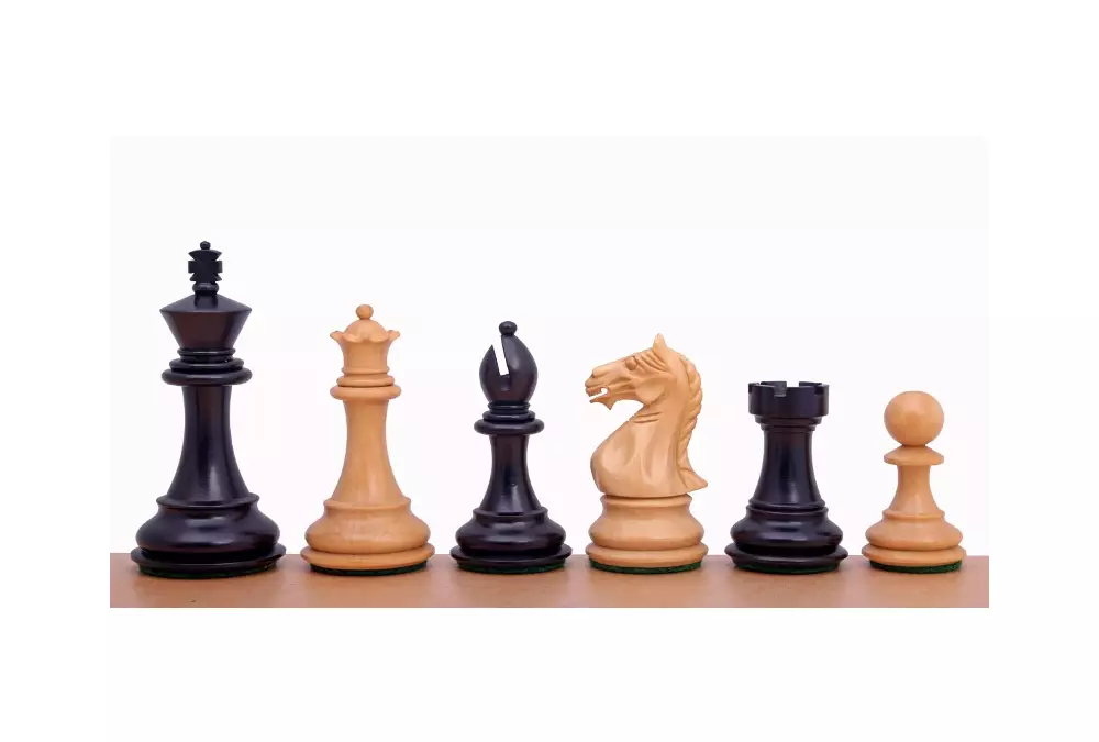 Figury szachowe Supreme 3,5 cala Rzeźbione Drewniane