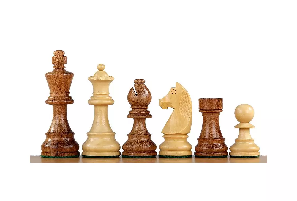 Figury szachowe Timeless (German) Akacja indyjska/Bukszpan 4 cale