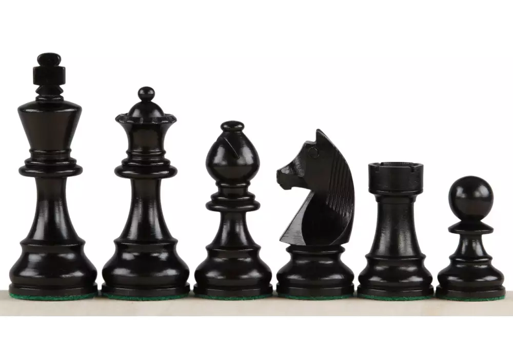Figury szachowe Timeless (German) 3,75 cala z dodatkowymi hetmanami