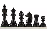 Figury szachowe Timeless (German) 3 cale Rzeźbione Drewniane