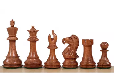 Figury szachowe Stallion Akacja/Bukszpan 4 cale