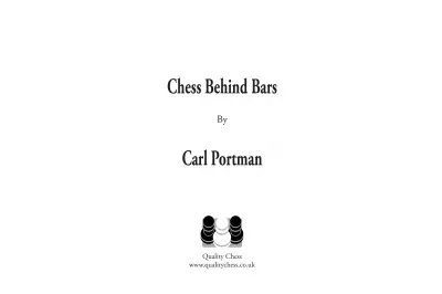 Chess Behind Bars by Carl Portman (twarda okładka)