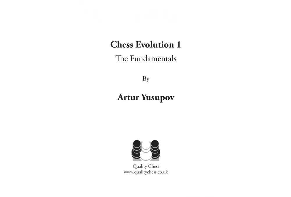 Chess Evolution 1 by Artur Yusupov (miękka okładka)