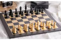 Zestaw szachowy Timeless - szachownica (pole 58mm), figury (król 96 mm)