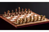 Zestaw szachowy turniejowy Nr 5 - deska 50mm + figury Timeless (German Knight) 3,5" Zestaw szachowy turniejowy Nr 5 - deska 50mm + figury Timeless (German Knight) 3,5"