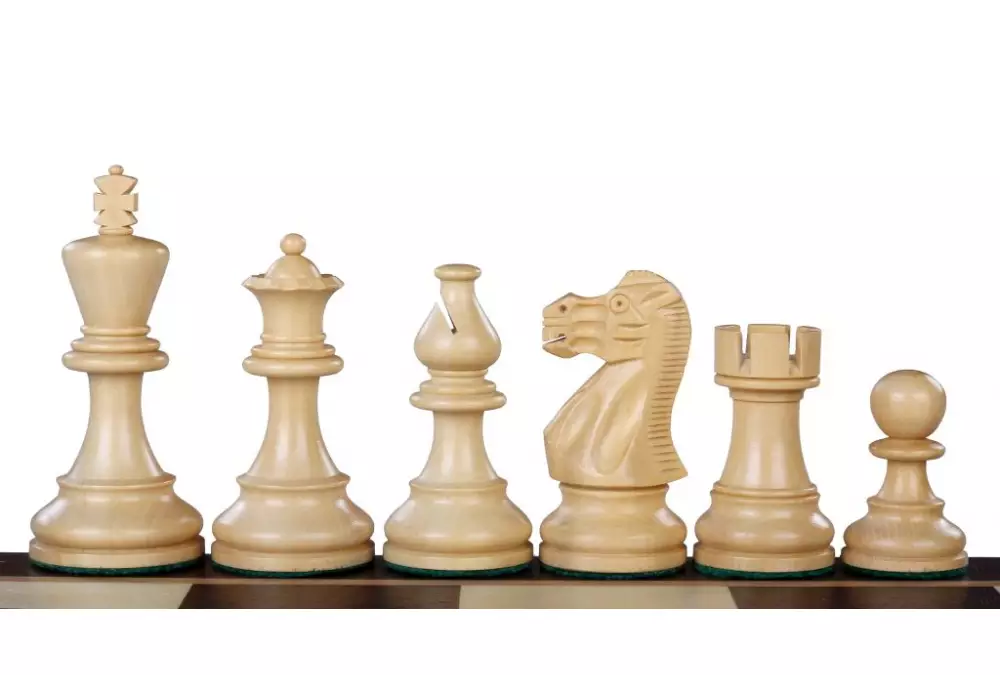 Figury szachowe American Classic Akacja/Bukszpan 3,75 cala