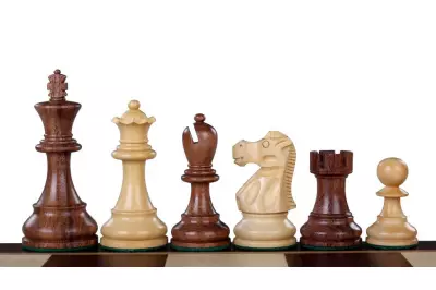 Figury szachowe Reykjavik Akacja/Bukszpan 3,75 cala