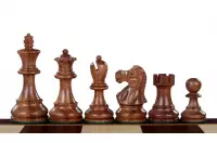 Figury szachowe Reykjavik Akacja/bukszpan 4 cale