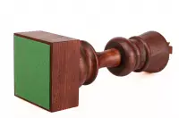 Puchar szachowy drewniany - Czarny Król