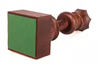 Puchar szachowy drewniany - Czarny Hetman