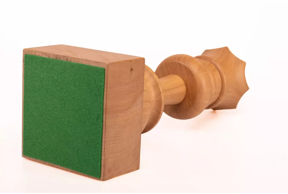 Puchar szachowy drewniany - Biały Hetman