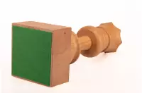 Puchar szachowy drewniany - Biały Hetman