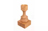 Puchar szachowy drewniany - Biała wieża