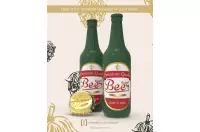 Elegancki metalowy breloczek Meta[l]morphose - Butelka piwa