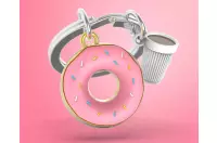 Elegancki metalowy brelok Meta[l]morphose - Donut