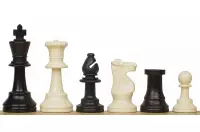 Szkolny Zestaw szachowy (figury dociążane metalem + szachownica rolowana)