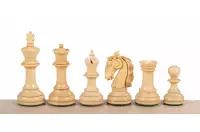 Figury szachowe Colombian Akacja/Bukszpan 3,5 cala