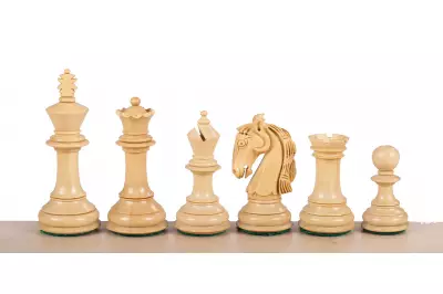 Figury szachowe Colombian Akacja/Bukszpan 3,5 cala