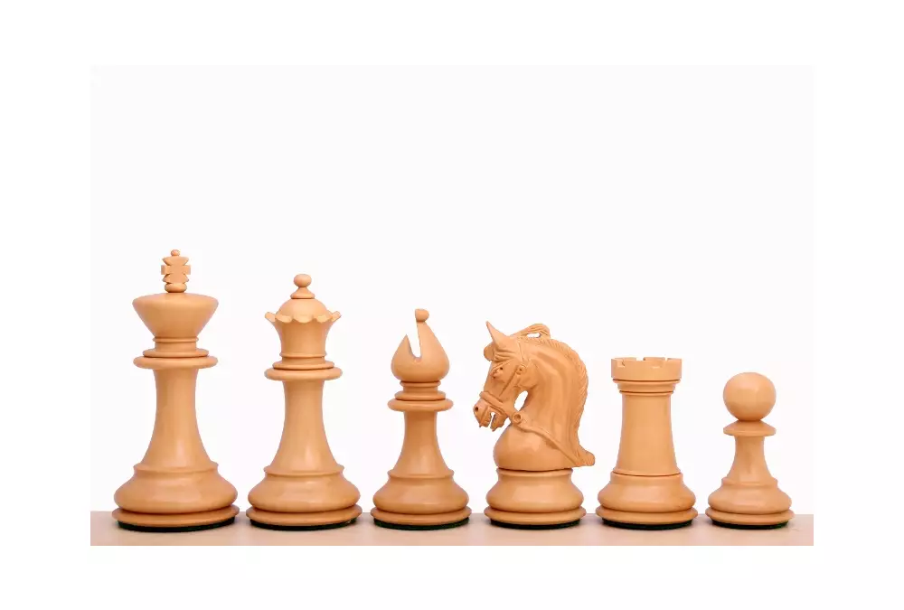 Figury szachowe Corinthian 4'' hebanizowane