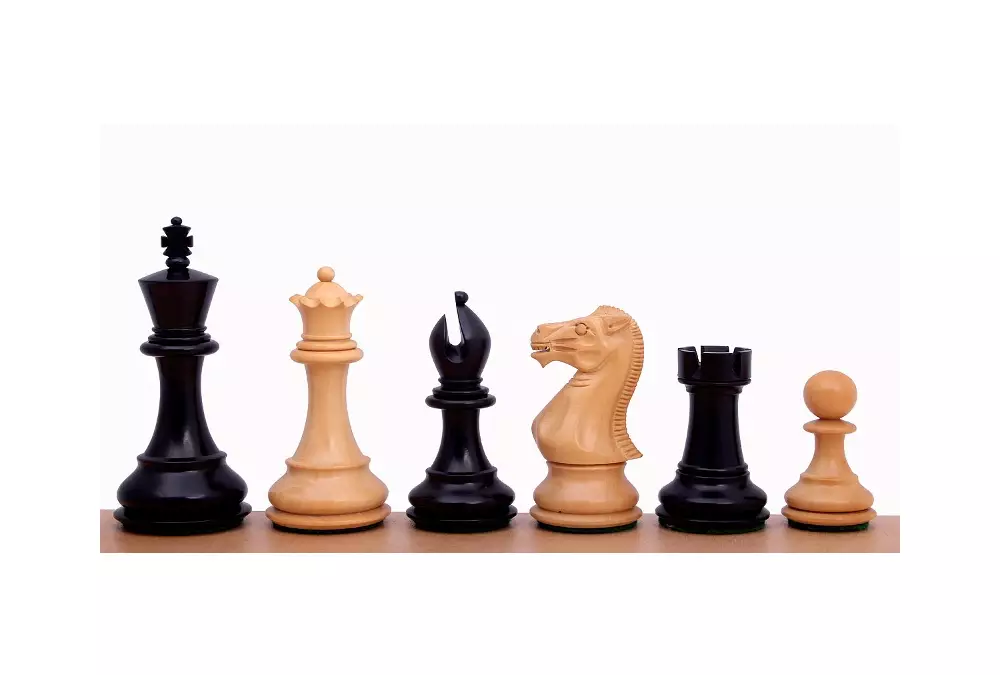 Figury szachowe Stallion 3,5 cala Rzeźbione Drewniane