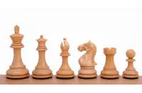Figury szachowe Supreme 3,5 cala Rzeźbione Drewniane