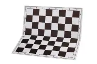 Szachownica plastikowa składana nr 4+, biało - czarna Szachownica plastikowa składana nr 4+, biało - czarna