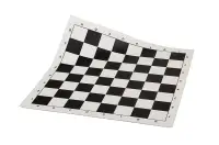 Szachownica winylowa rolowana nr 6, biało - czarna Szachownica winylowa rolowana nr 6, biało - czarna