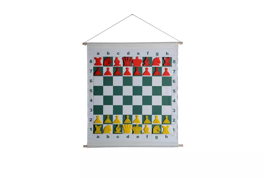 Zestaw szachowy JUNIOR PLUS (10 x szachownice składane z figurami szachowymi + 1 x szachownica demonstracyjna)