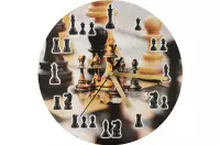Szachowy zegar ścienny