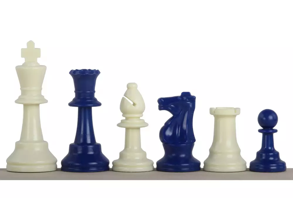 Granatowe bierki szachowe nr 6