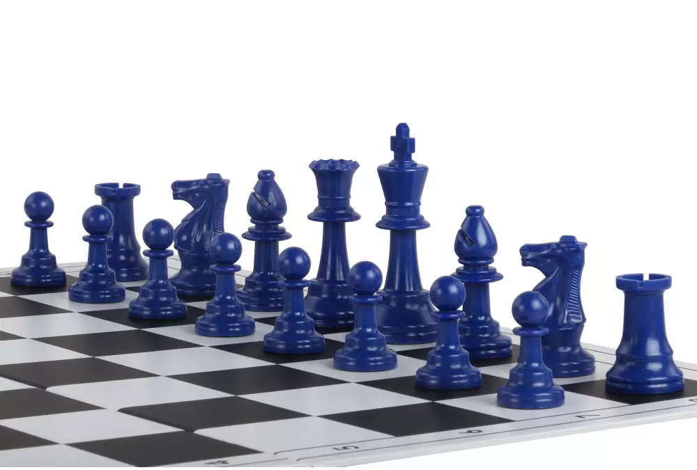 Granatowe bierki szachowe nr 6