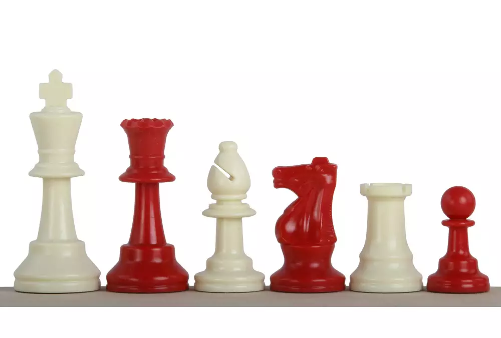 Czerwone bierki szachowe nr 6