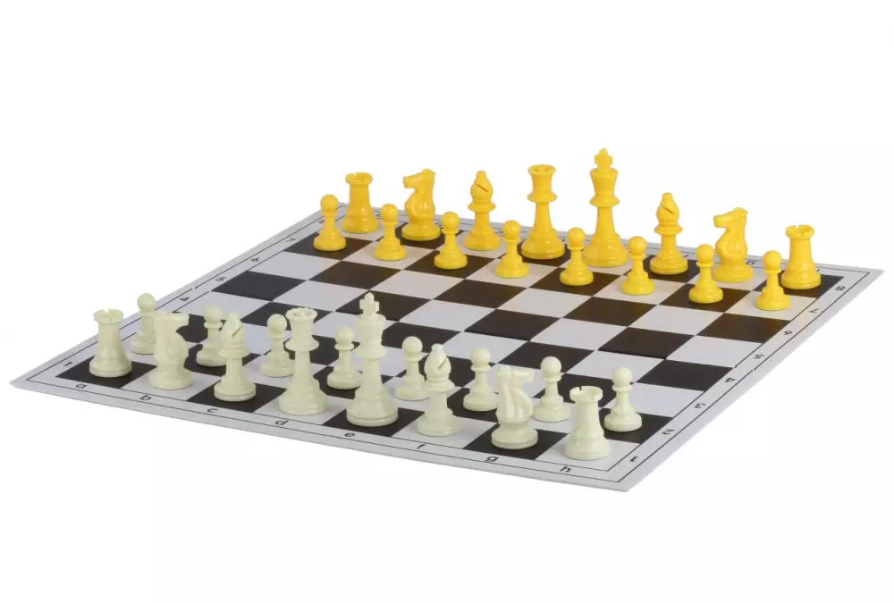 Żółte bierki szachowe nr 6