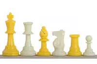 Żółte bierki szachowe nr 6
