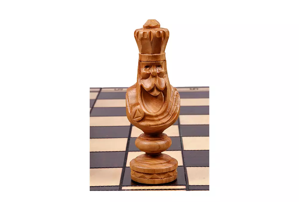 DUŻE DREWNIANE SZACHY 