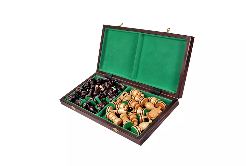 SZACHY KRÓLEWSKIE DUŻE (49x49cm) INKRUSTOWANE