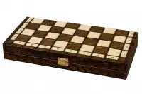 SZACHY POLSKIE DREWNIANE 35 cm