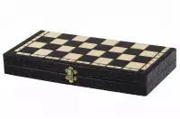 SZACHY KRÓLEWSKIE ŚREDNIE (34x34cm) kolor czarny
