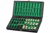 SZACHY KRÓLEWSKIE ŚREDNIE (34x34cm) kolor czarny