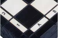 SZACHY KRÓLEWSKIE ŚREDNIE (34x34cm) kolor czarny