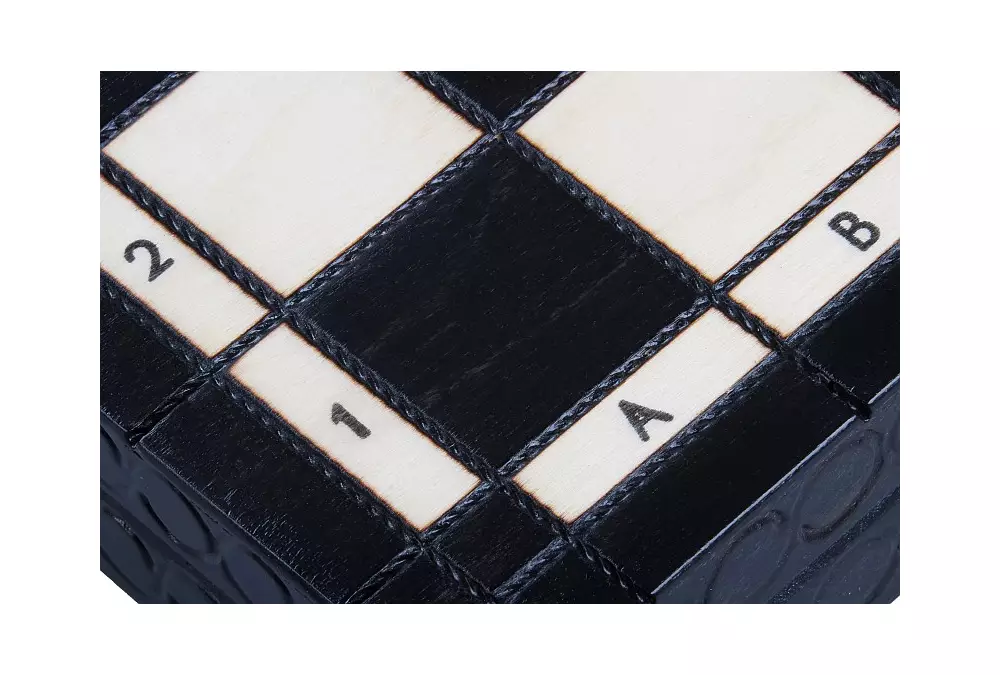SZACHY KRÓLEWSKIE ŚREDNIE (35x35cm) kolor czarny