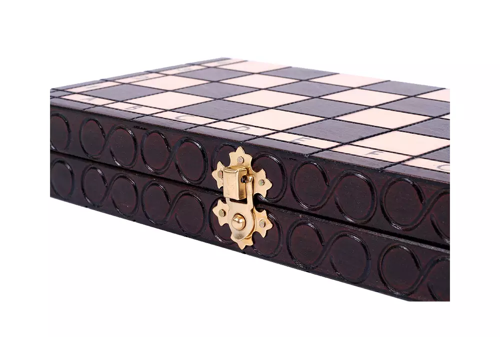 SZACHY KRÓLEWSKIE MAŁE (28,5 x 28 cm)