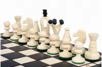 SZACHY KRÓLEWSKIE MAŁE kolor czarny (28,5 x 28 cm)