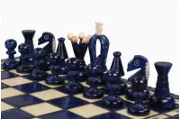 SZACHY KRÓLEWSKIE MAŁE kolor niebieski (28,5 x 28 cm)