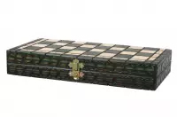 SZACHY KRÓLEWSKIE MAŁE kolor ZIELONY (28,5 x 28 cm)