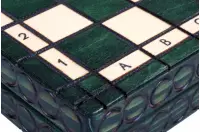 SZACHY KRÓLEWSKIE MAŁE kolor ZIELONY (28,5 x 28 cm)