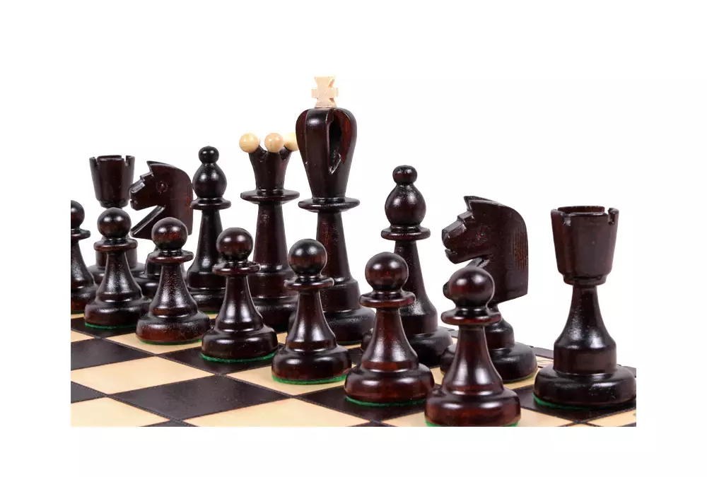 SZACHY AS (40,5 x 41 cm) tradycyjne, uniwersalne