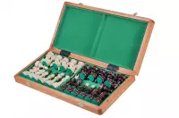 DUŻE SZACHY INDYJSKIE (50x50cm) intarsjowane