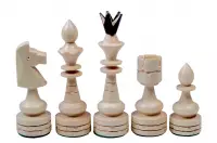 DUŻE SZACHY INDYJSKIE (50x50cm) intarsjowane